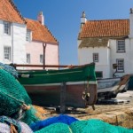 Fishing gear on the harbour wall