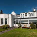 White cottage house