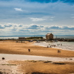 Beach house at the sea