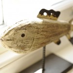Wooden fish ornament